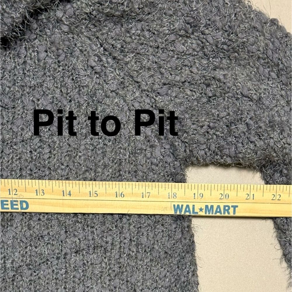 NWT Miracle Heather Gray Cowl Neck Sweater - Picture 8 of 11